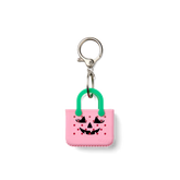 Tiny Tote Keychain - Pink Bogg O' Lantern