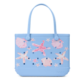 Original Bogg Bag - Carolina Blue Shells and Starfish