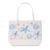 Original Bogg Bag - Pink Stripes & Blue Shells